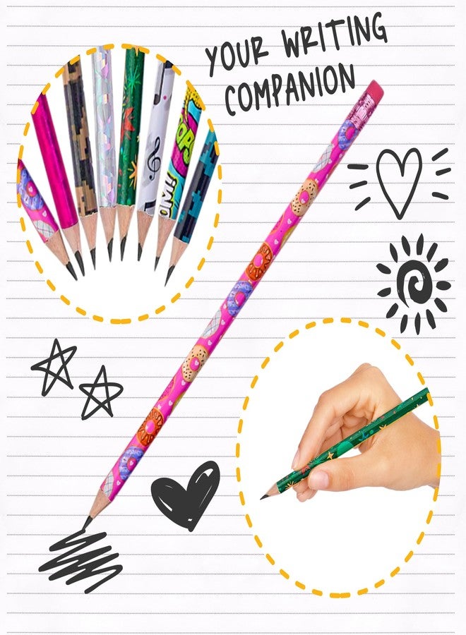 Playbees Premium HB #2 Pencils - Pre-Sharpened Wood Pencils for Writing, Drawing & School - Break-Resistant Graphite, Comfortable Grip - Bulk Pack for Office, Classroom & Home Use - Image 4